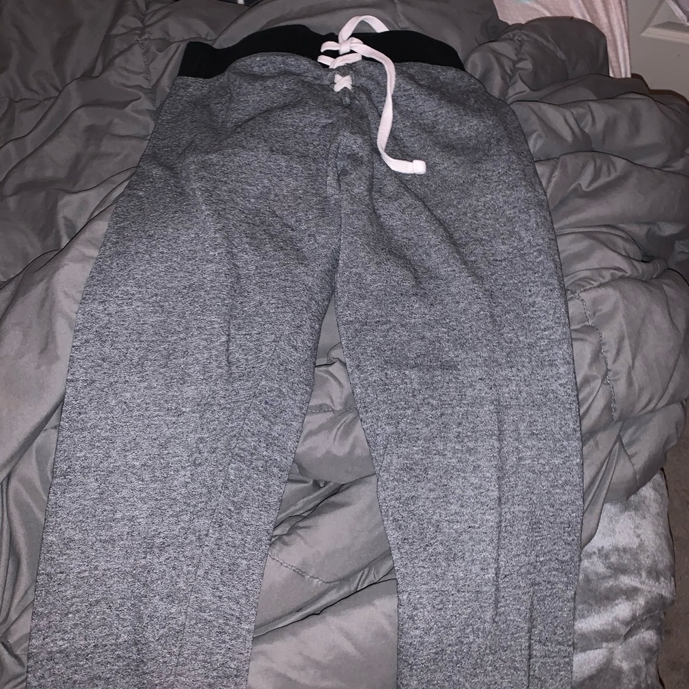 Grey sweatpants